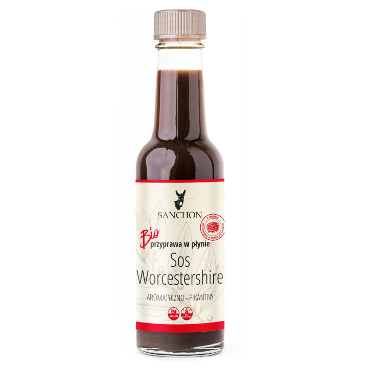 Sos Worcestershire Bezglutenowy BIO 140 ml - Sanchon - Ekochatka
