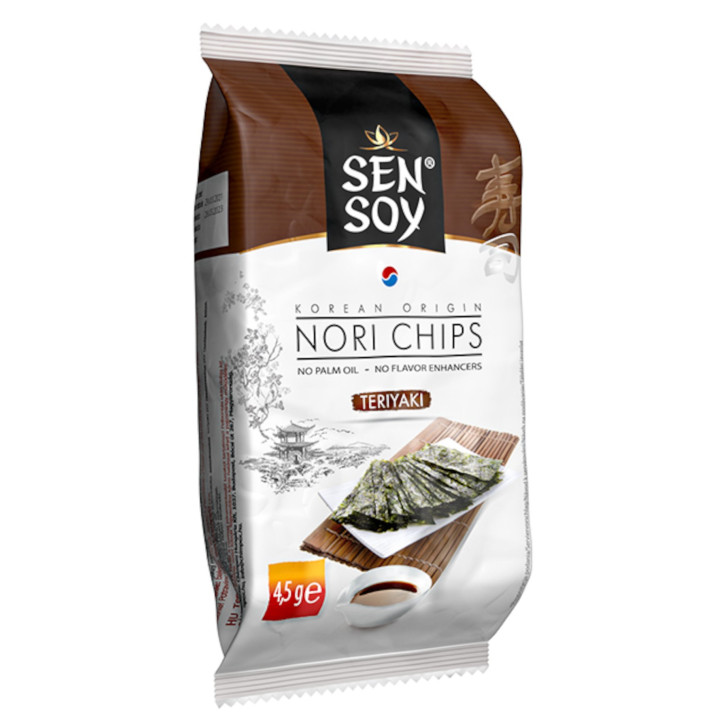 Chipsy Nori Teriyaki 4,5 g - Sen Soy - Ekochatka