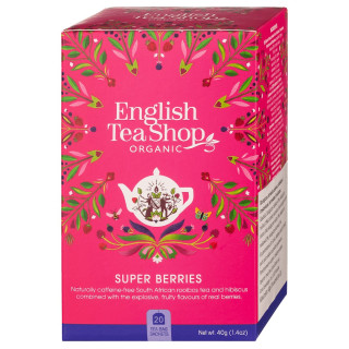 Herbatka z Hibiskusem Rooibos i Jagodami 20 Saszetek BIO 45 g - Englis