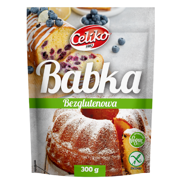 Mieszanka do Wypieku Babki Bezglutenowa 300 g - Celiko - Ekochatka
