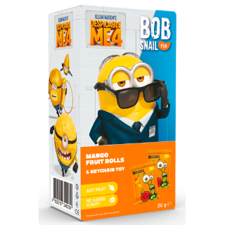 Przekąska Owocowa Mango Bezglutenowa z Brelokiem Minionki 20 g - Bob S