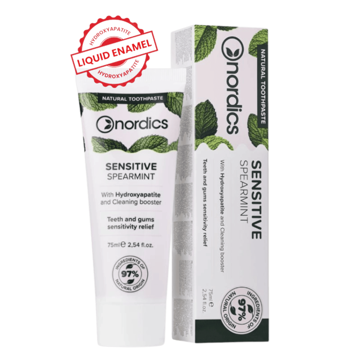 Pasta do Zębów bez Fluoru z Hydroksyapatytem Sensitive 75 ml - Nordics