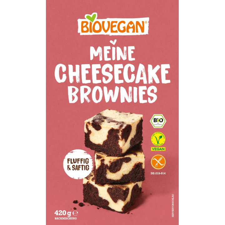 Mieszanka do Pieczenia Sernikobrownie Bezglutenowa BIO 420 g - Biovega