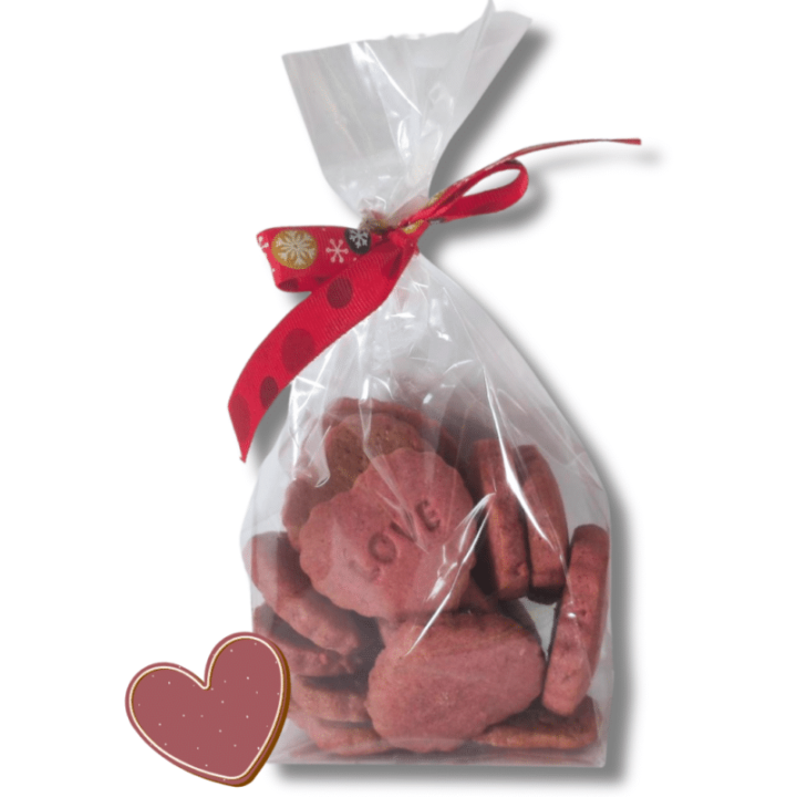 Ciasteczka Różane Serduszka 150 g - New Mountain - Ekochatka