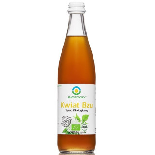Syrop z Kwiatów Czarnego Bzu Bezglutenowy BIO 500 ml - Biofood - Ekoch