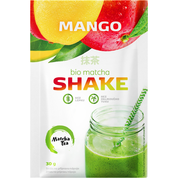 Shake z Matcha i Mango Bezglutenowy BIO 30 g - Amylon - Ekochatka