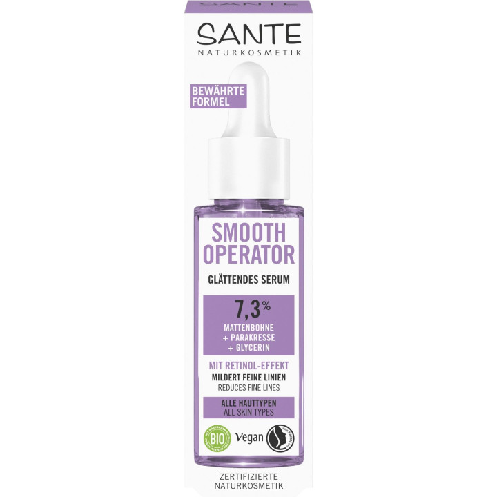 Serum Wygładzające z Efektem Retinolu 7,3% ECO 30 ml - Sante - Ekochat
