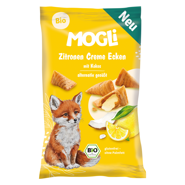 Rożki z Kremem Kokosowo-Cytrynowym Bezglutenowe BIO 30 g - Mogli - Eko