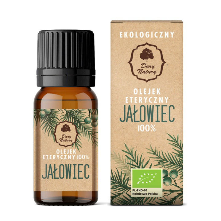 Olejek Eteryczny Jałowcowy BIO 10 ml - Dary Natury - Ekochatka
