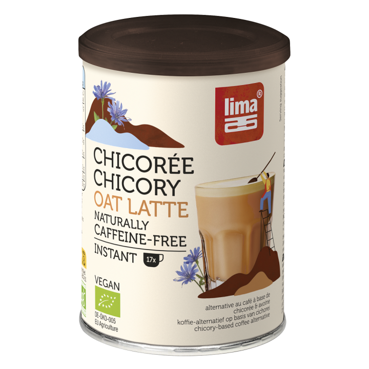 Kawa Zbożowa Owsiana z Cykorią Instant Latte BIO 100 g - Lima - Ekocha