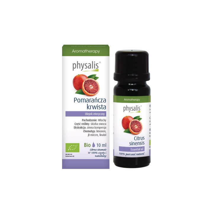 Olejek Eteryczny Pomarańcza Krwista BIO 10 ml - Physalis - Ekochatka