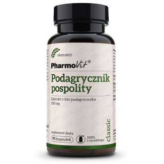 Podagrycznik Pospolity Ekstrakt 450 mg Bezglutenowy 90 Kapsułek - Phar