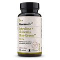 Spirulina i Chlorella Blue-Green Bezglutenowa 180 Tabletek - Pharmovit Classic