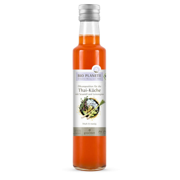 Olej do Kuchni Tajskiej BIO Wegański 250 ml - BIO Planete - Ekochatka