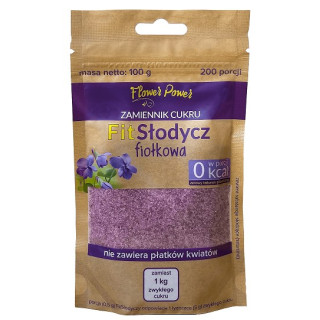 Fit Słodycz Fiołkowa - Naturalny Zamiennik Cukru 100 g - Flower Power 