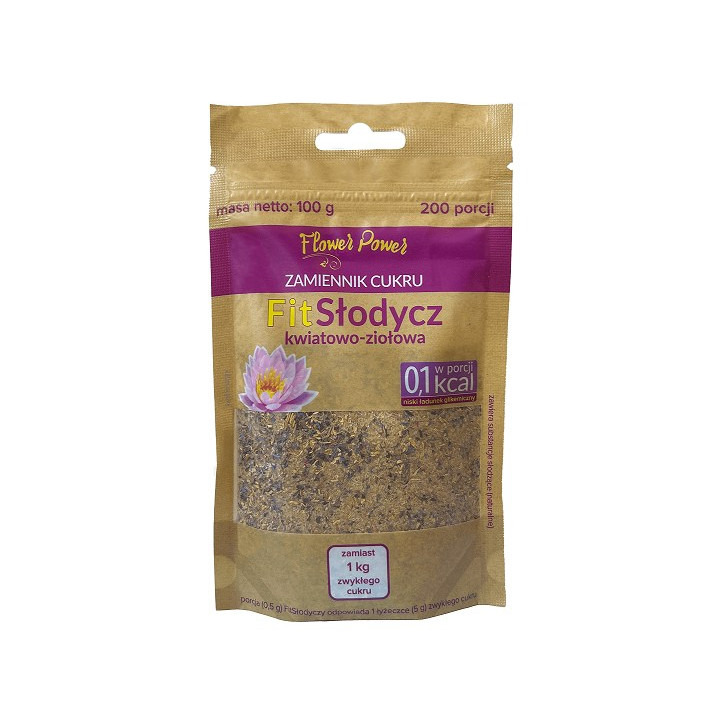 Fit Słodycz Kwiatowo-Ziołowa z Płatkami Kwiatów 100 g - Flower Power -