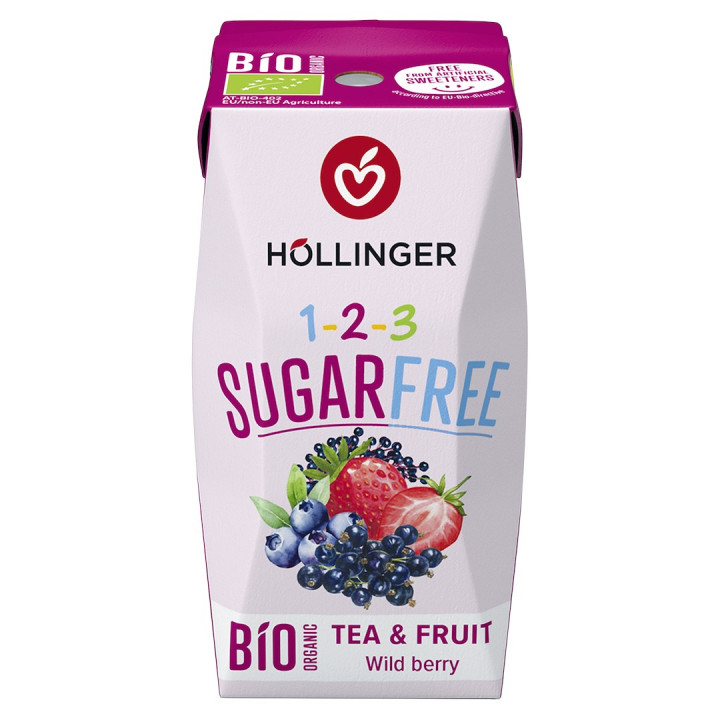 Napój Owoce Leśne bez Cukru BIO 200 ml - Hollinger - Ekochatka