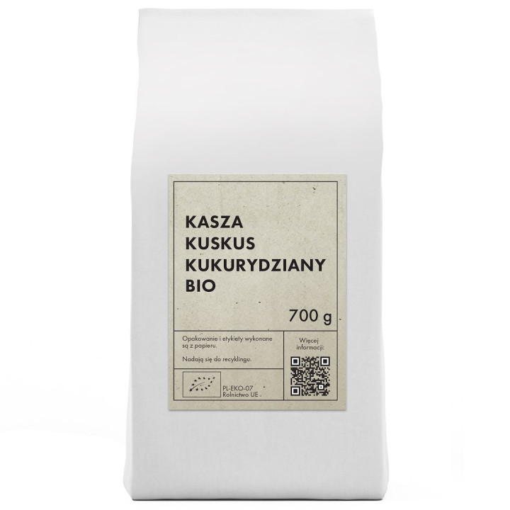 Kuskus Kukurydziany BIO 700 g - The Planet - Ekochatka