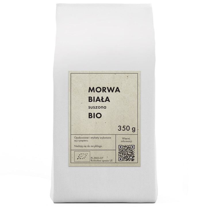 Morwa Biala Suszona BIO 350 g - Bio Planet - Ekochatka