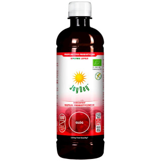 Koncentrat Napoju Probiotycznego Głóg Bezglutenowy BIO 500ml | JOY DAY - Ekochatka