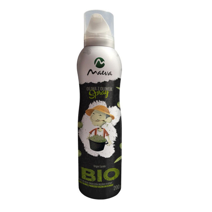 Oliwa z Oliwek Extra Virgin w Sprayu BIO 200 ml - Maeva - Ekochatka