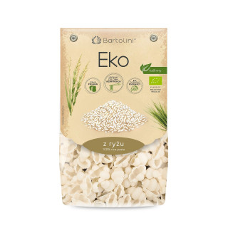 Makaron Ryżowy Muszelki BIO 250 g - Bartolini - Ekochatka