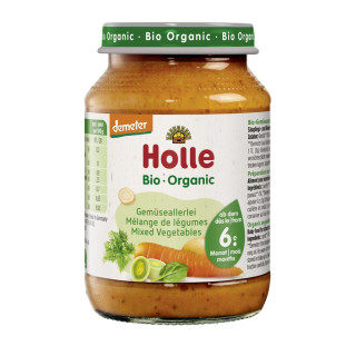 Przecier Warzywny BIO Bezglutenowy od 6 Miesiąca 190 g - Holle - Ekoch