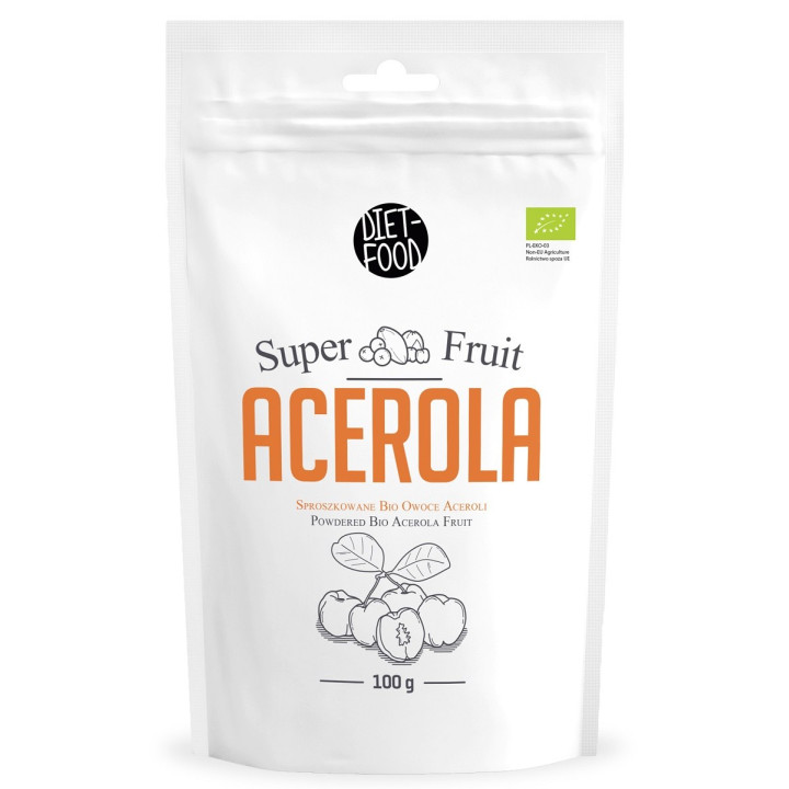 Acerola Sproszkowana BIO 100 g - Diet-Food - Ekochatka