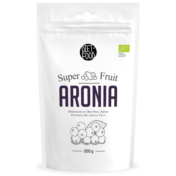 Aronia w Proszku BIO 200 g - Diet-Food - Ekochatka