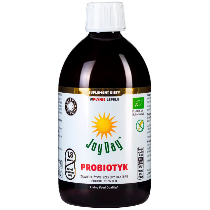 PROBIOTYK JOY DAY BIO 500ml SUPLEMENT DIETY - Ekochatka.pl