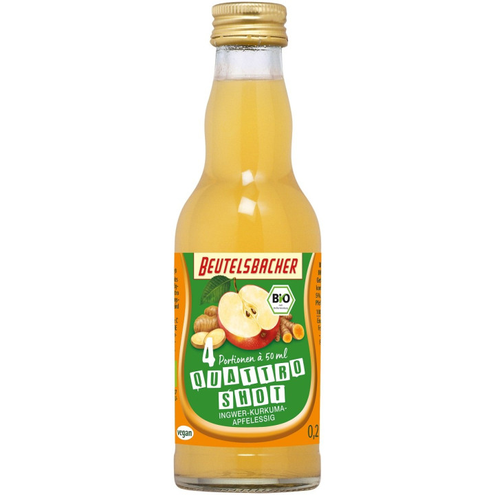 Shot na Odporność Jabłko Imbir Kurkuma BIO 200 ml - Beutelsbacher - Ek