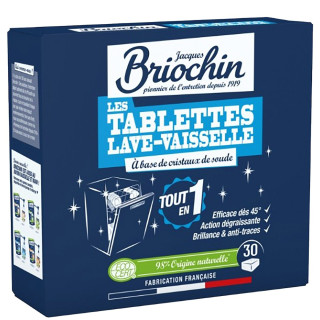 Tabletki do Zmywarki Odtłuszczające na Bazie Sody 30 szt. - Briochin -