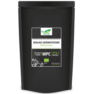 Białko Serwatkowe Naturalne WPC 77 BIO 500 g - Bio Planet - Ekochatka