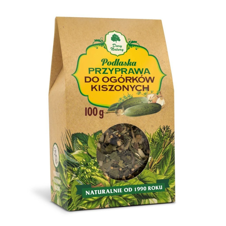 Przyprawa do Ogórków Kiszonych 100 g - Dary Natury - Ekochatka