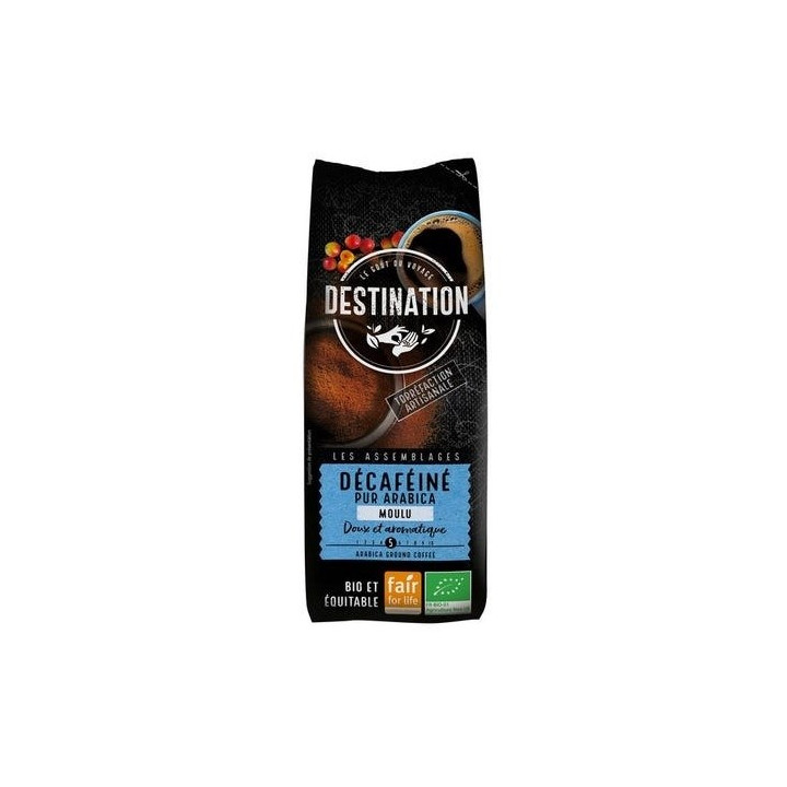 Kawa Mielona Bezkofeinowa Arabica 100% BIO 250 g - Destination - Ekoch
