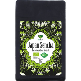 Herbata Zielona Sencha Japonska Lisciasta BIO 70 g - Ecoblik - Ekochat