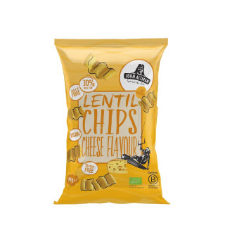 Chipsy z Soczewicy o Smaku Sera Bezglutenowe BIO 75 g - John Altman - 