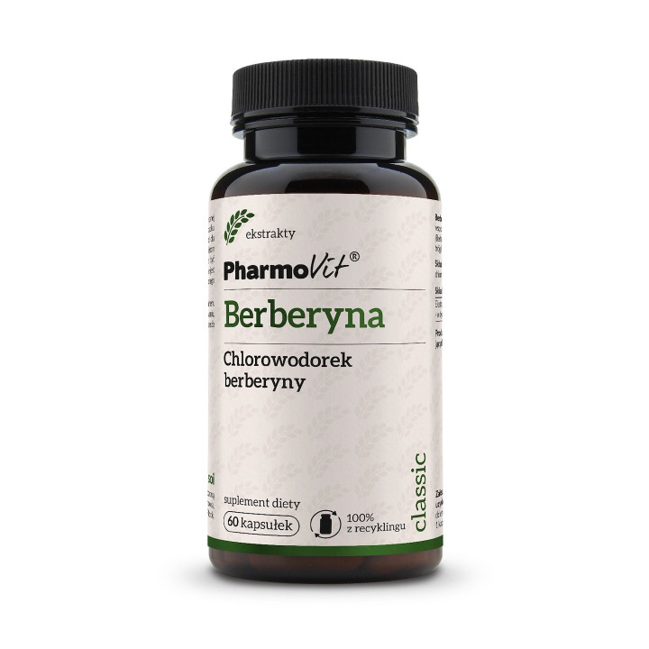Berberyna 388 mg Bezglutenowa 60 kapsułek - Pharmovit - Ekochatka