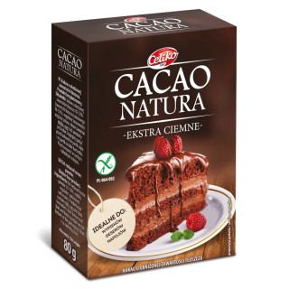 Kakao Sproszkowane Odtłuszczone Bezglutenowe 80 g - Celiko - Ekochatka