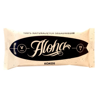 Baton Bakaliowy z Kokosem Aloha Bezglutenowy 70 g - Zmiany Zmiany - Ek