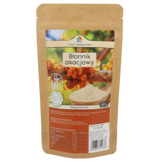 Błonnik Akacjowy Bezglutenowy 250 g - Pięć Przemian - Ekochatka