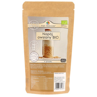 Napój Owsiany w Proszku Bezglutenowy BIO 300 g - Pięć Przemian - Ekoch
