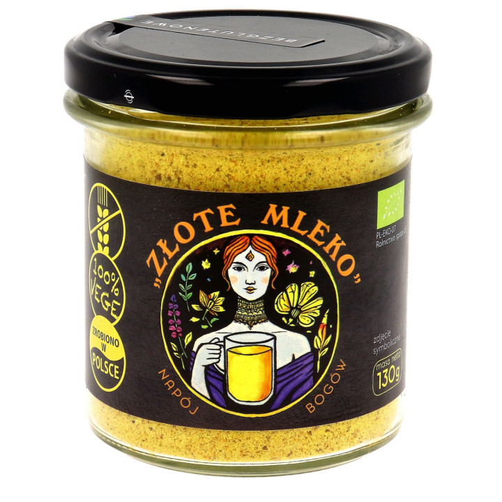 Złote Mleko Mieszanka Przypraw Bezglutenowa BIO 130 g - Pięć Przemian 