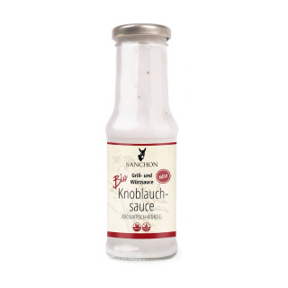 Sos Czosnkowy Bezglutenowy BIO 210 ml - Sanchon - Ekochatka