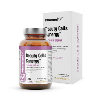 Kolagen Morski Beauty Cells Synergy Bezglutenowy 60 kapsułek - Pharmov