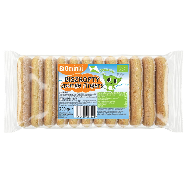Biszkopty BIO 200 g - Biominki - Ekochatka