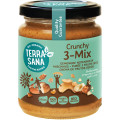 Krem Orzechowy Crunchy Mix 3 Orzechy BIO 250 g - Terrasana
