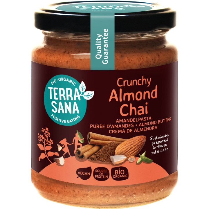 Krem Migdałowy Piernikowy Crunchy BIO 250 g - Terrasana - Ekochatka