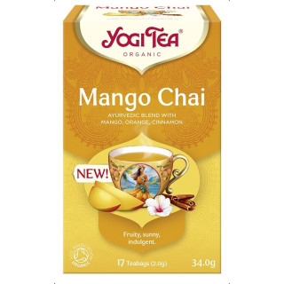 Herbatka Mango Chai BIO 17 x 2 g - Yogi Tea - Ekochatka