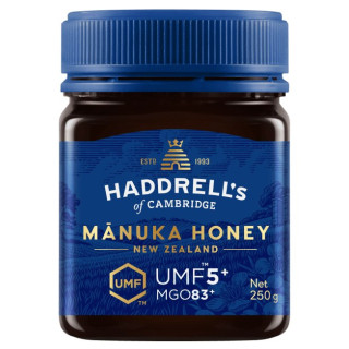 Miód Manuka MGO 83+ UMF 5+ 250 g - Haddrell's of Cambridge - Ekochatka